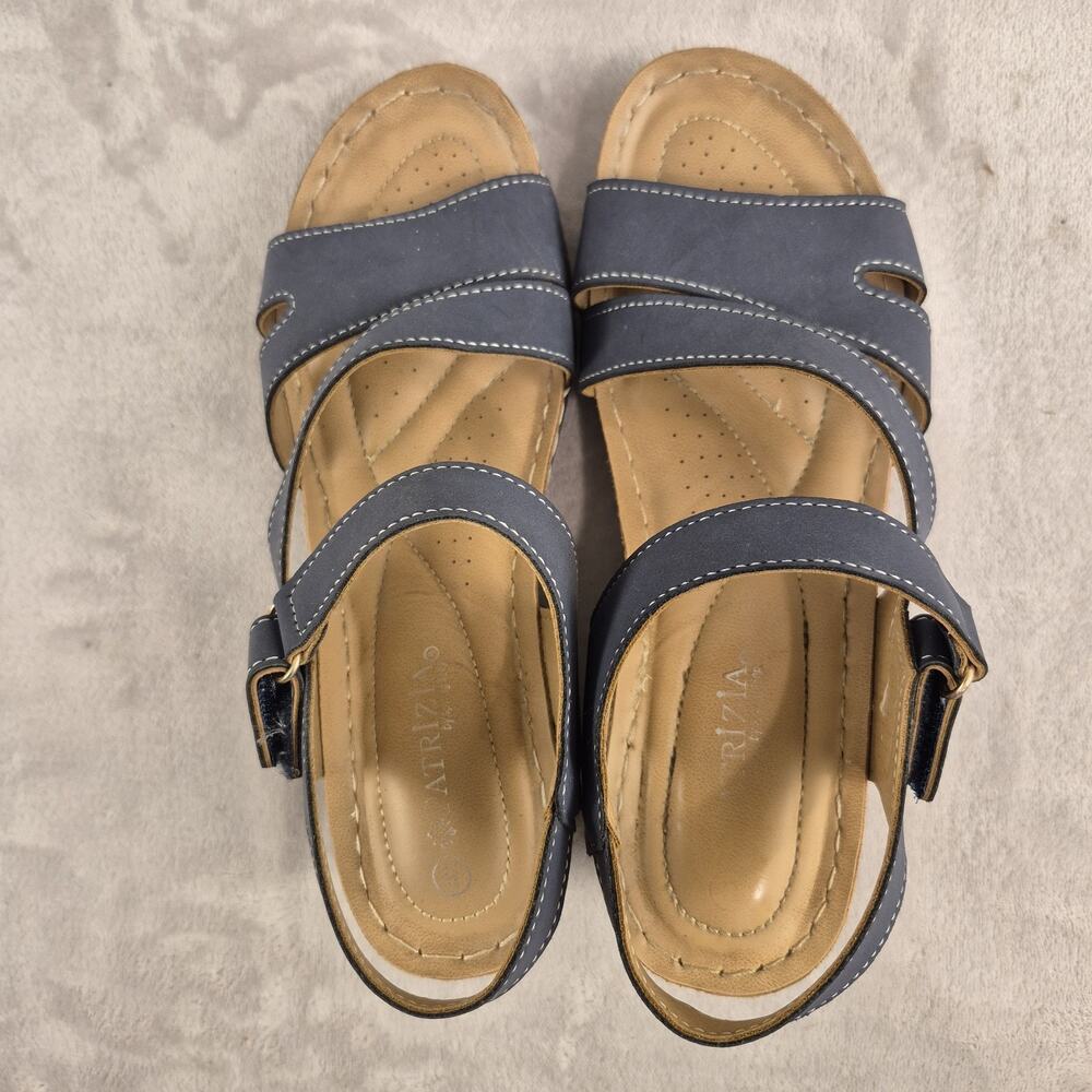 Spring Step Strappy Wedge Sandals - Picture 4 of 8